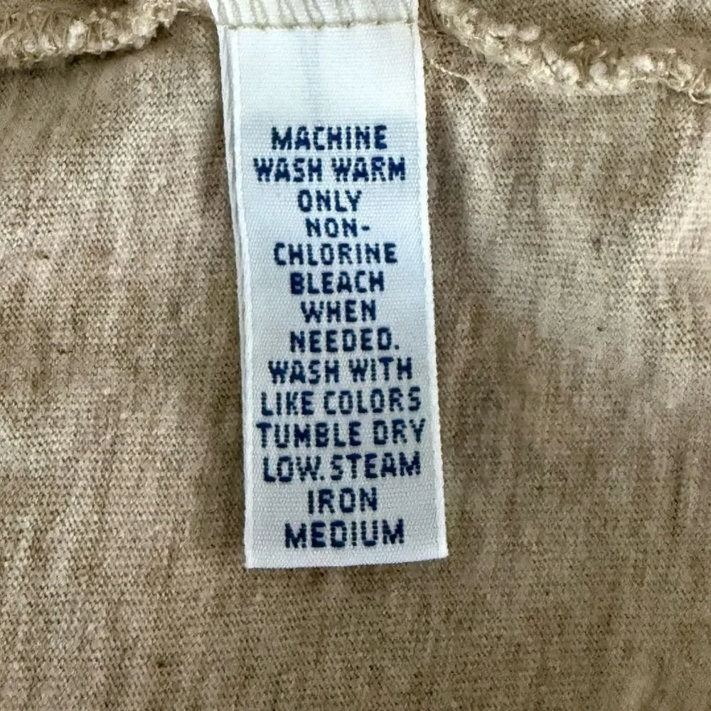 Polo Ralph Lauren Hoodie Mens Medium Beige Lightweight Pullover Pony Logo